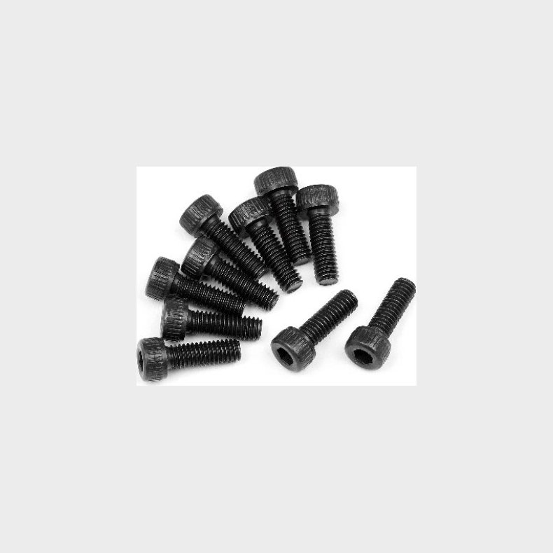 Caphead Screw M2.5x8mm (10pcs) - Hp107889 - Hpi Racing