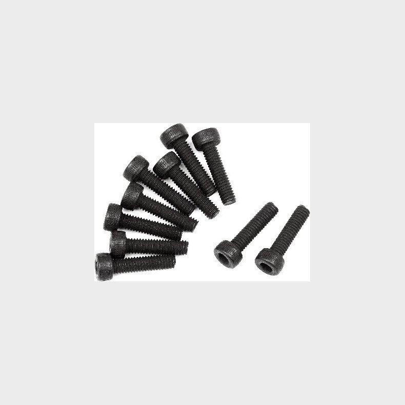 Caphead Screw M2.5x10mm (10pcs) - Hp107890 - Hpi Racing