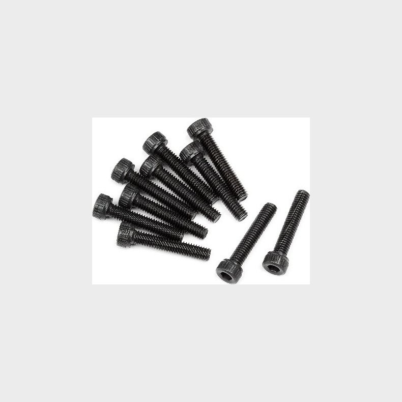 Caphead Screw M2.5x14mm (10pcs) - Hp107891 - Hpi Racing