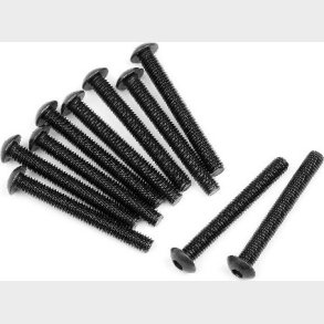 Button Head Screw M3x25mm (10pcs) - Hp107895 - Hpi Racing
