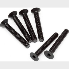 Flat Head Screw M5x35mm (hex Socket/6pcs) - Hp109068 - Hpi Racing