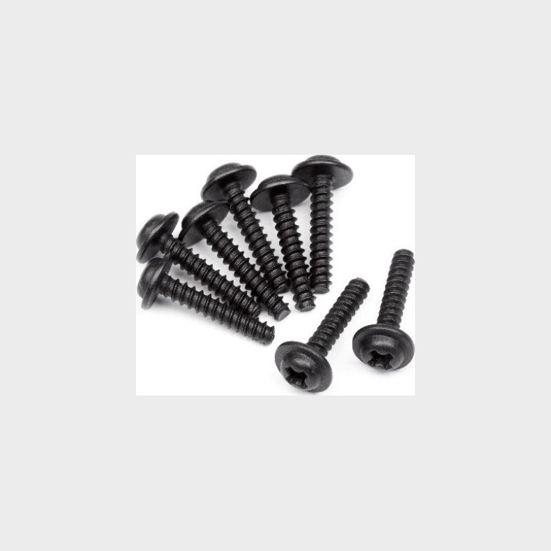 Tp. Flanged Screw M3x15mm (8pcs) - Hp111298 - Hpi Racing