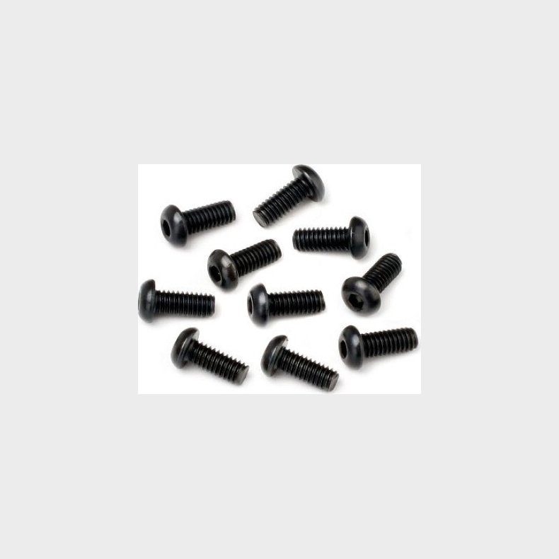 Button Head Screw M2.5x6mm (hex Socket/10pcs) - Hp114761 - Hpi Racing