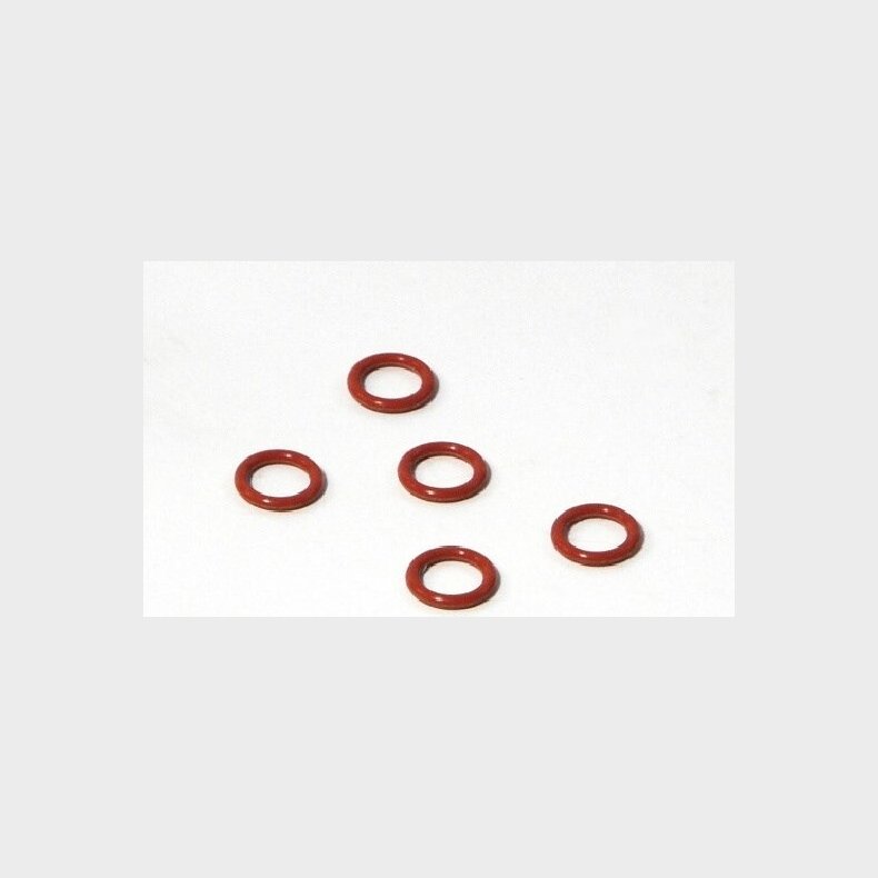 Silicone O Ring Ss-045 4.5 X 6.6mm (red)(5pcs) - Hp6823 - Hpi Racing