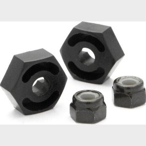 Wheel Adapter (4pcs Hex/pin & Nut/sprint) - Hp85003 - Hpi Racing