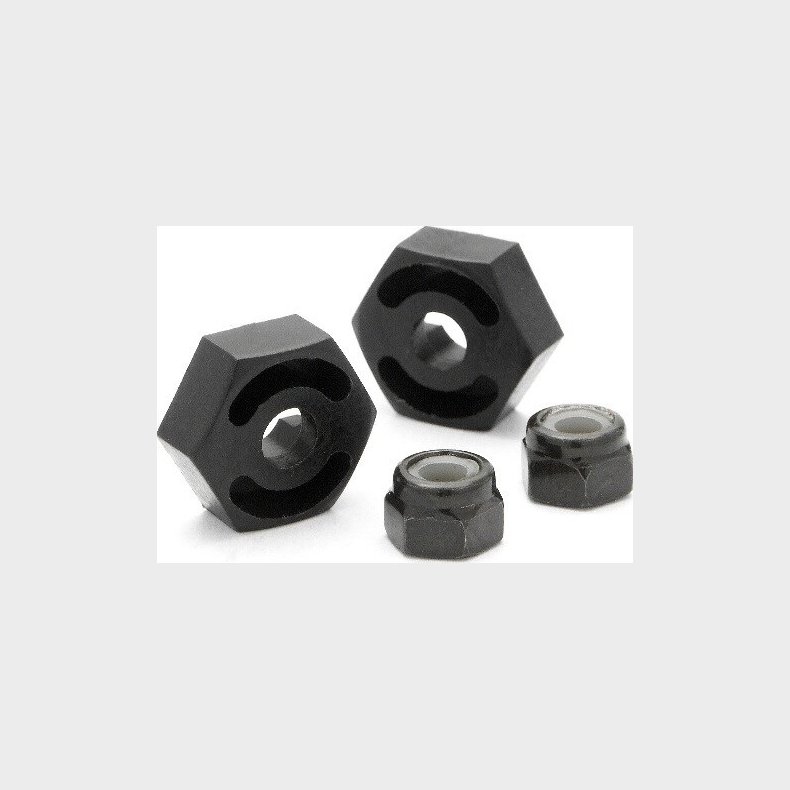 Wheel Adapter (4pcs Hex/pin &amp; Nut/sprint) - Hp85003 - Hpi Racing