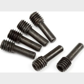 Screw Shaft M4x2.5x12mm (black/6pcs) - Hp86094 - Hpi Racing