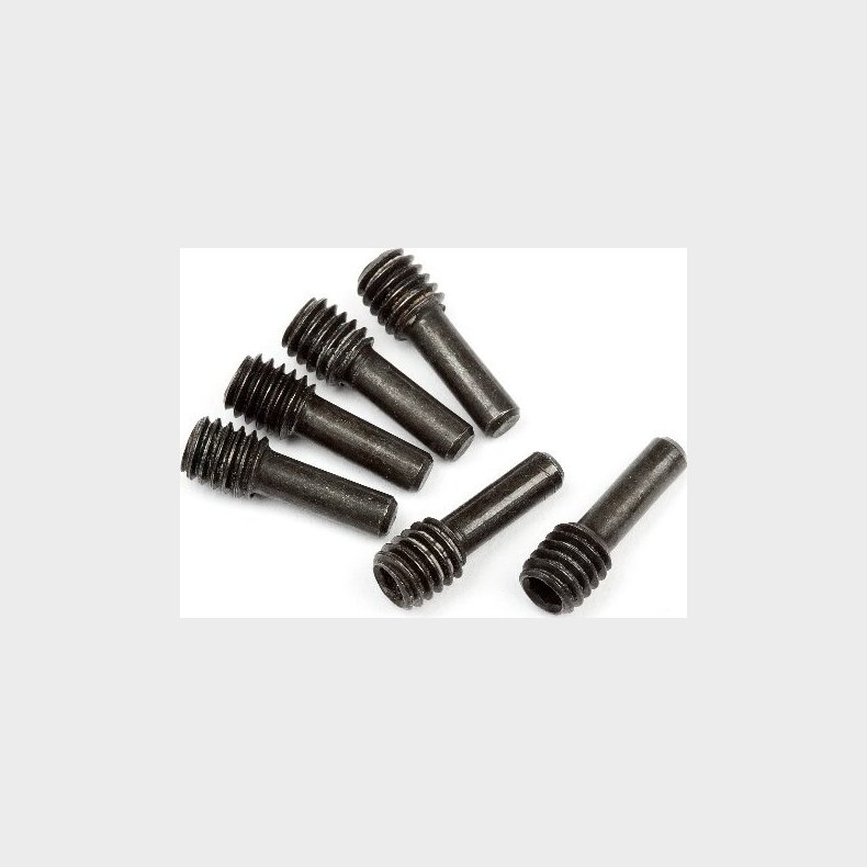 Screw Shaft M4x2.5x12mm (black/6pcs) - Hp86094 - Hpi Racing