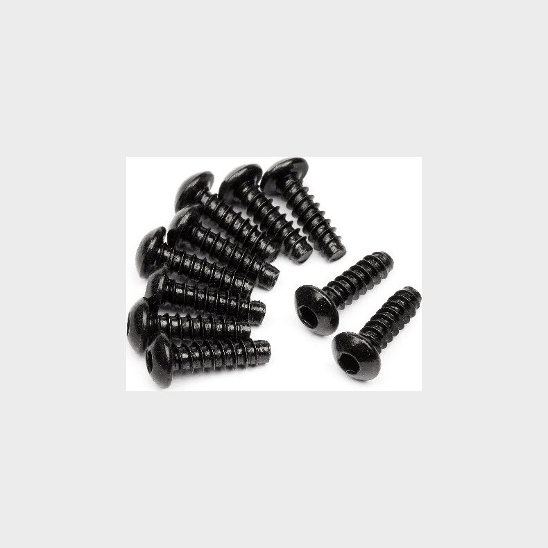 Tp. Button Head Screw M3x10mm (hex Socket/10pcs) - Hp94354 - Hpi Racing