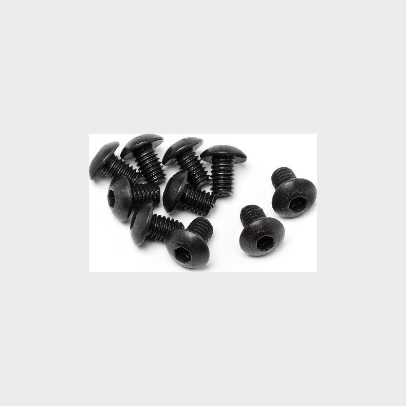 Button Head Screw M4x6mm (hex Socket/10pcs) - Hp94552 - Hpi Racing