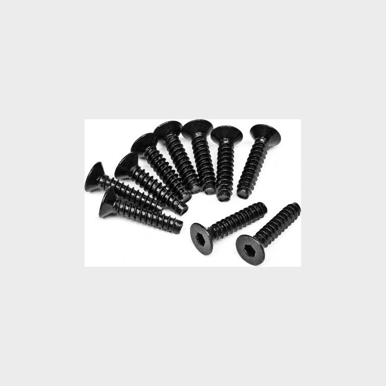Tp. Flat Head Screw M4x18mm (hex Socket/10pcs) - Hp94632 - Hpi Racing