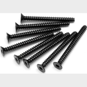Tp Flat Head Screw M4x40mm (hex Socket/8pcs) - Hp94641 - Hpi Racing