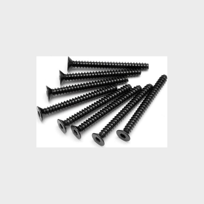 Tp Flat Head Screw M4x40mm (hex Socket/8pcs) - Hp94641 - Hpi Racing