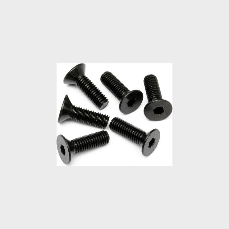 Flat Head Screw M5x16mm (hex Socket/6pcs) - Hp94730 - Hpi Racing