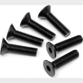 Flat Head Screw M5x20mm (hex Socket/6pcs) - Hp94732 - Hpi Racing