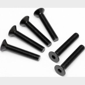 Flat Head Screw M5x30mm (hex Socket/6pcs) - Hp94735 - Hpi Racing