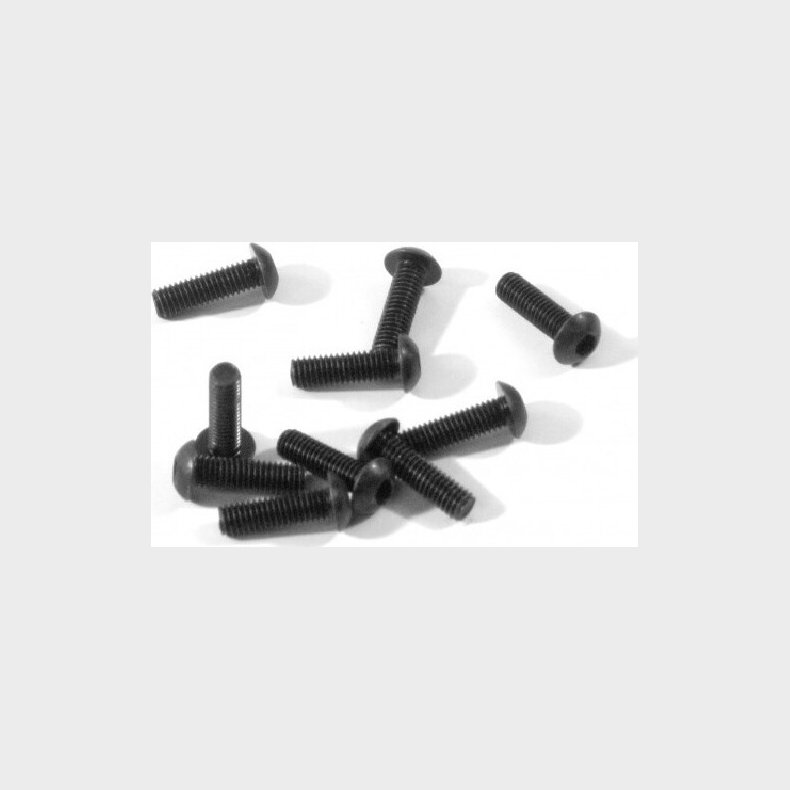 Button Head Screw M3x10mm (hex Socket/10 Pcs) - Hpz353 - Hpi Racing