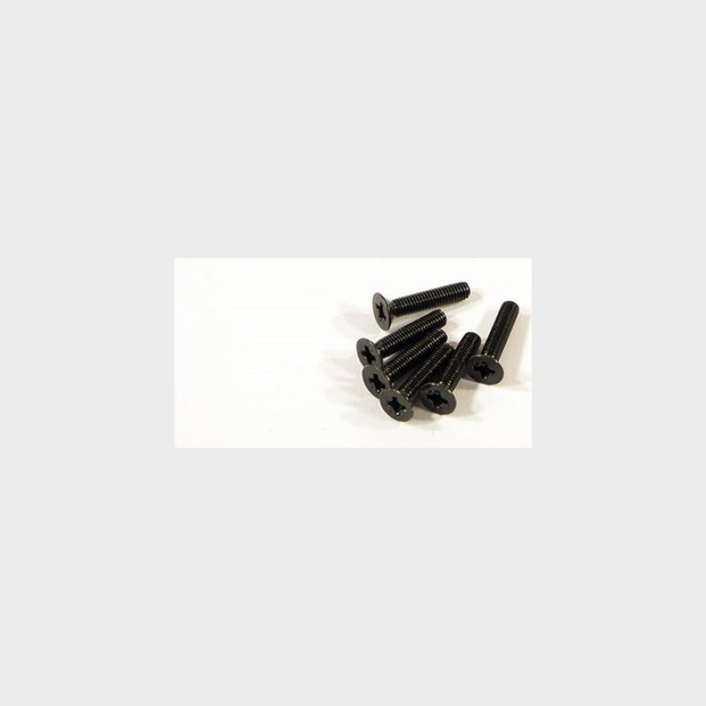 Flat Head Screw M3x15mm (6pcs) - Hpz529 - Hpi Racing