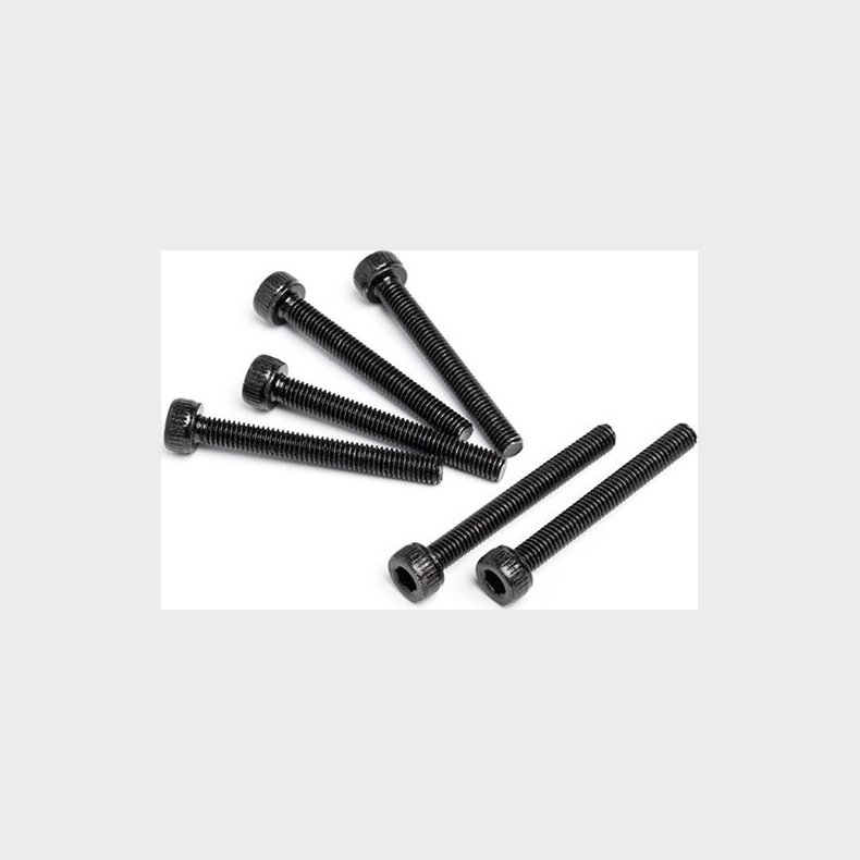 Cap Head Screw M3 X 25mm (6 Pcs) - Hpz538 - Hpi Racing