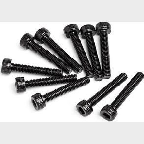 Cap Head Screw M3x18mm (10pcs) - Hpz546 - Hpi Racing
