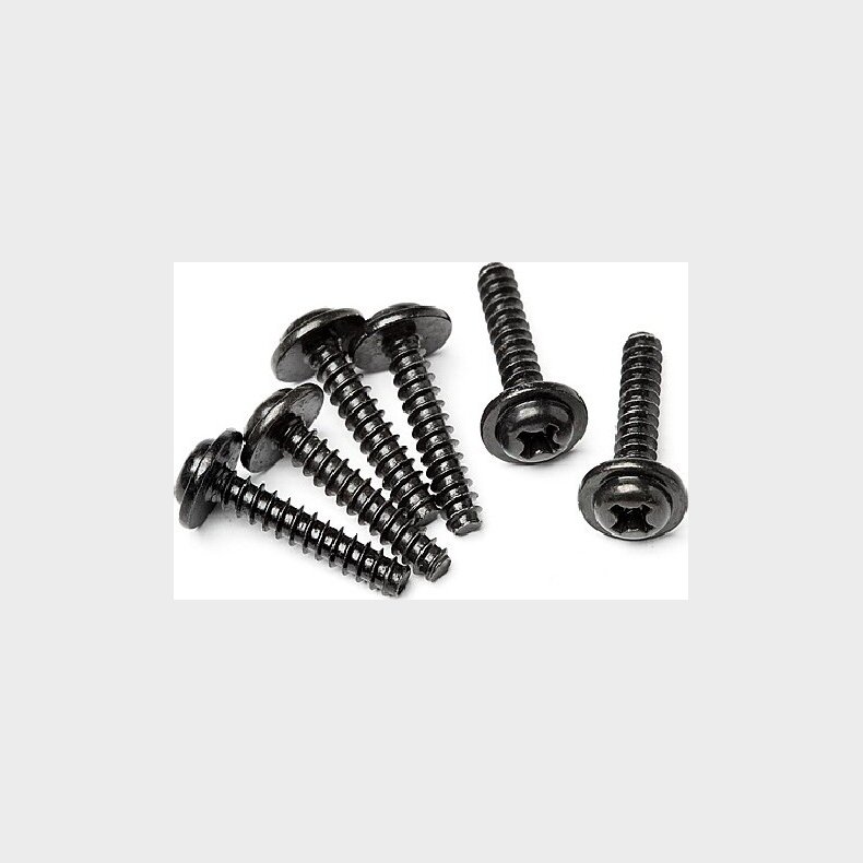 Tp. Flanged Screw M3x15mm (6pcs) - Hpz563 - Hpi Racing