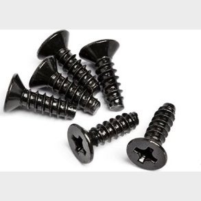 Tp Flat Head Screw M3 X 10mm (6 Pcs) - Hpz577 - Hpi Racing