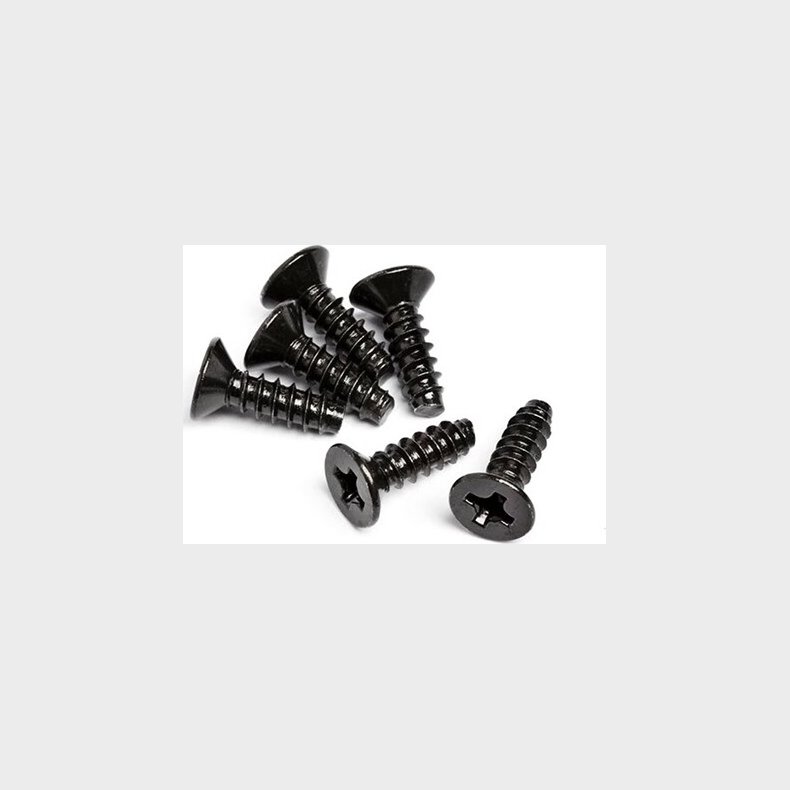 Tp Flat Head Screw M3 X 10mm (6 Pcs) - Hpz577 - Hpi Racing