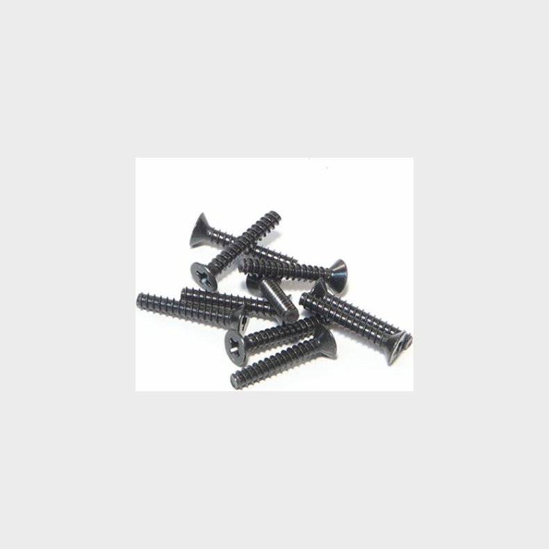 Tp. Flat Head Screw M3x18mm (10pcs) - Hpz581 - Hpi Racing