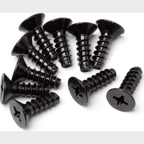 Tp Flat Head Screw M4 X 12mm (10pcs) - Hpz643 - Hpi Racing