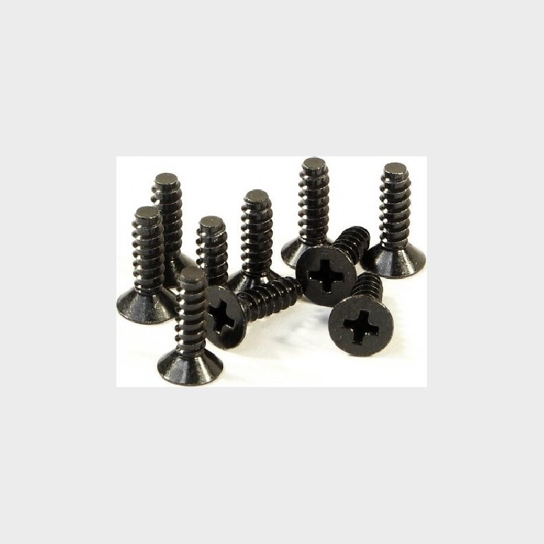 Tp. Flat Head Screw M4x15mm (10pcs) - Hpz644 - Hpi Racing