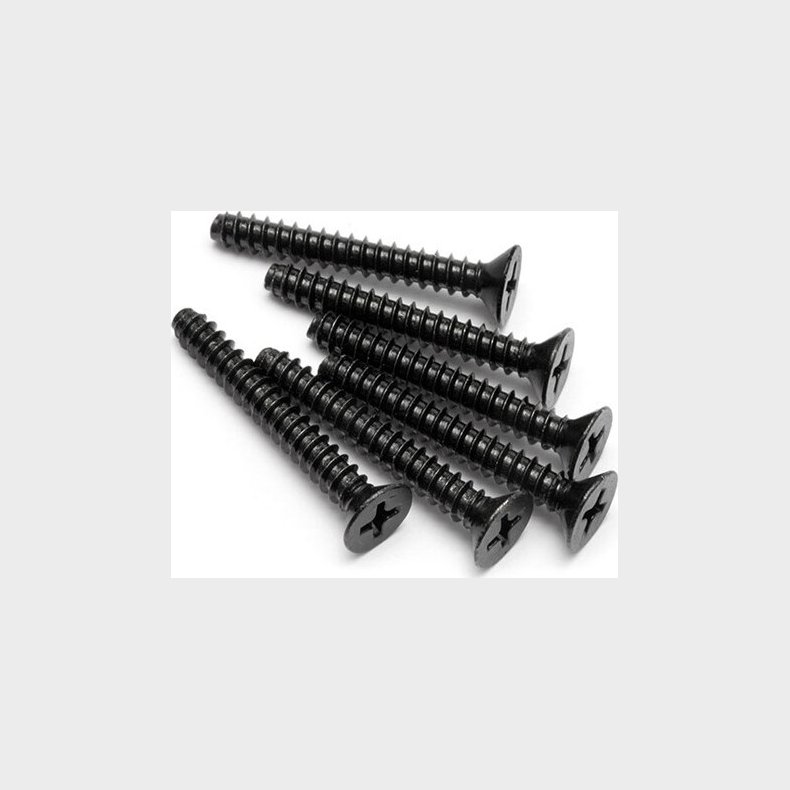Tp. Flat Head Screw M4x30mm (6pcs) - Hpz649 - Hpi Racing