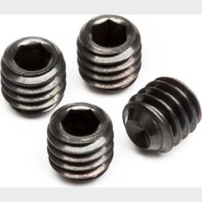 Set Screw M4x4mm (4pcs) - Hpz721 - Hpi Racing