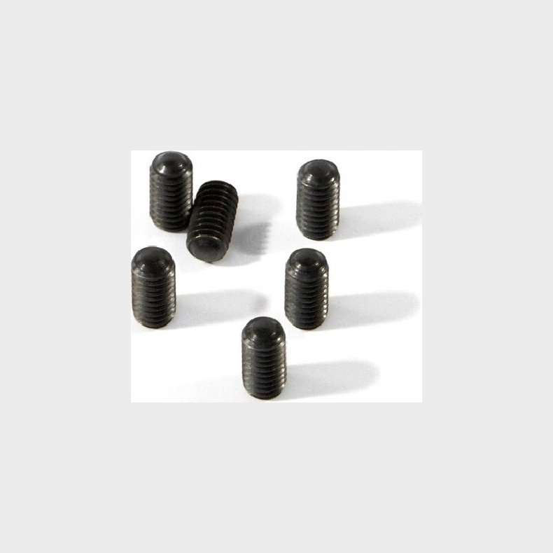 Set Screw M4x8mm (round Point/6pcs) - Hpz724 - Hpi Racing