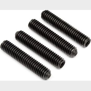 Threaded Shaft M4 X 20mm (4pcs) - Hpz728 - Hpi Racing