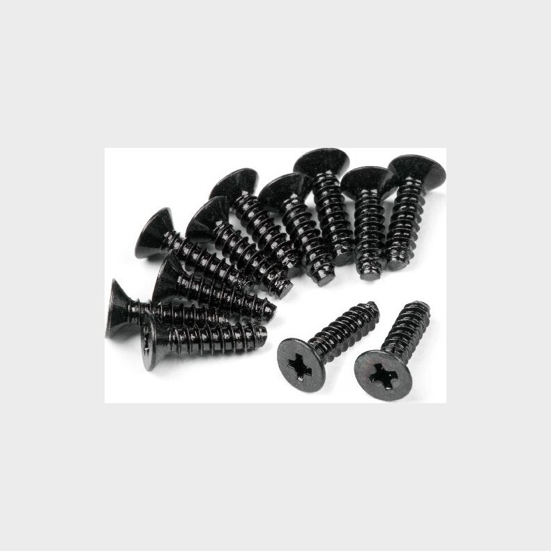 Tp Flat Head Screw M2.6x10mm (12pcs) - Hpz477 - Hpi Racing