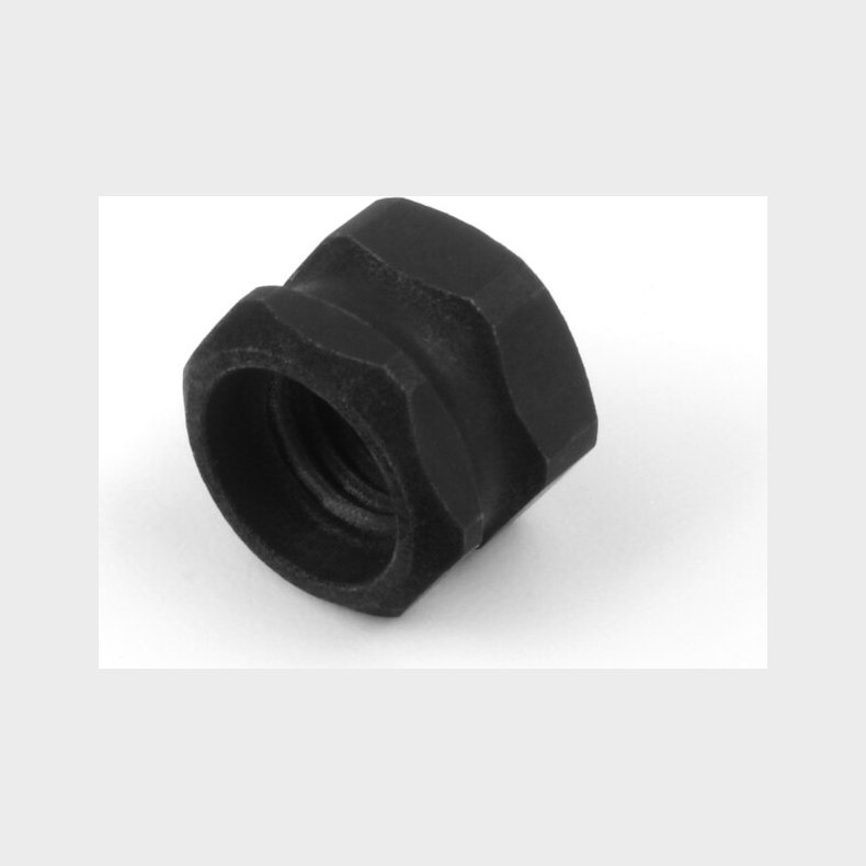 Clutch Nut 1/4-28x8.5mm (black) - Hp160403 - Hpi Racing