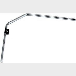 Sway Bar 2.4mm/short (silver) - Hp160500 - Hpi Racing