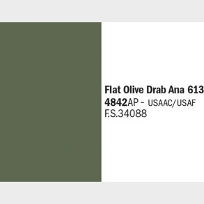 Italeri - Akryl Maling - Flat Olive Drab Ana 613 - 4842ap