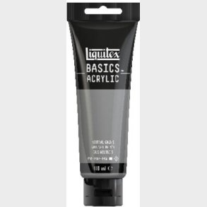 Liquitex - Basics Acrylic - Akrylmaling - Neutral Gr Value 5 - Mixing Gr 118 Ml