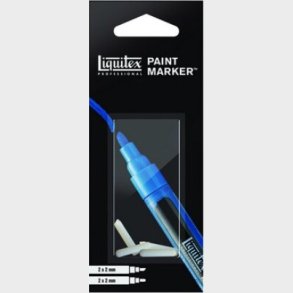 Liquitex - Paint Marker Fine - Udskiftningspidser - Bl - 4 Stk.