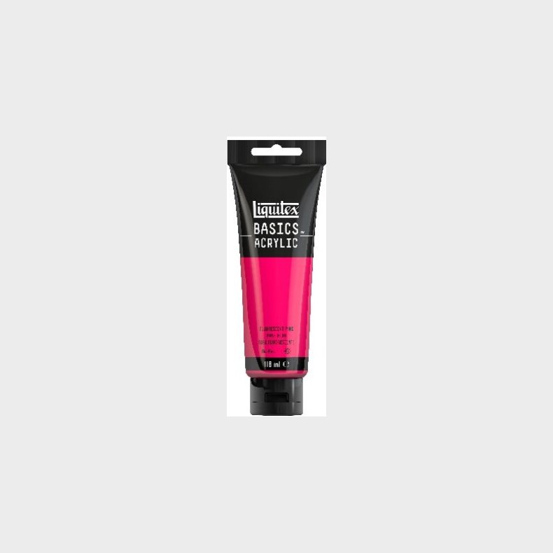 Liquitex - Basics Acrylic - Akrylmaling - Fluorescerende Pink 118 Ml