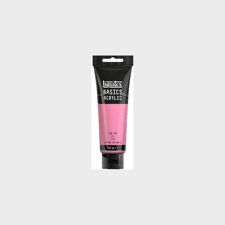 Liquitex - Basics Acrylic - Akrylmaling - Rose Pink 118 Ml