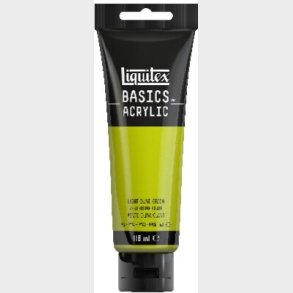 Liquitex - Basics Acrylic - Akrylmaling - Light Olive Green 118 Ml
