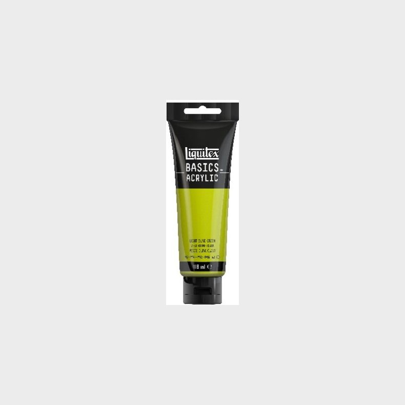 Liquitex - Basics Acrylic - Akrylmaling - Light Olive Green 118 Ml