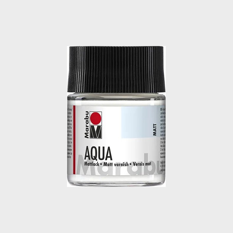 Marabu - Aqua Matt Varnish - Mat Lak - 50 Ml