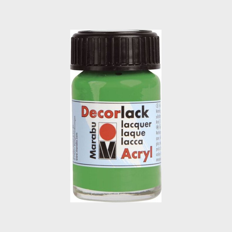 Marabu - Decorlack - 15 Ml - 062 Lysegrn
