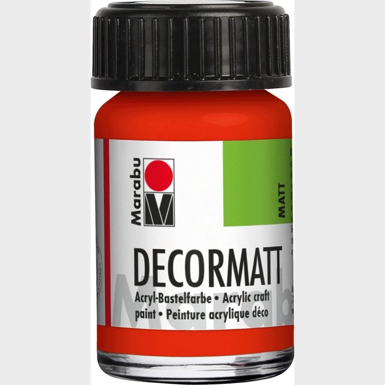 Decormatt Acryl - 15 Ml - Cinnorb. Rd - Marabu