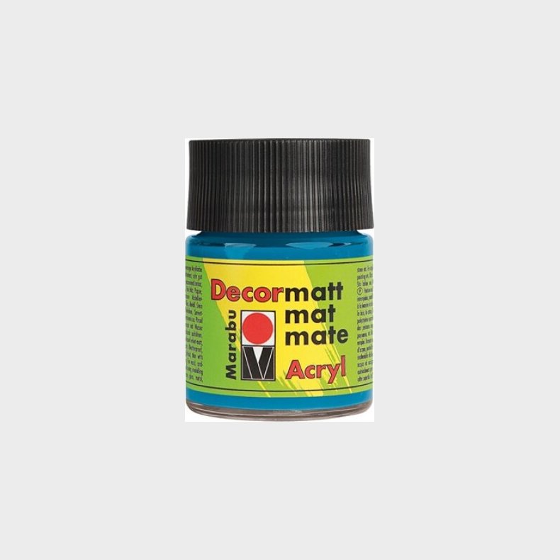 Decormatt Acryl - 50 Ml - Cyan Bl - Marabu