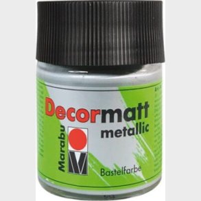 Decormatt Acryl - 50 Ml - Metallic Slv - Marabu