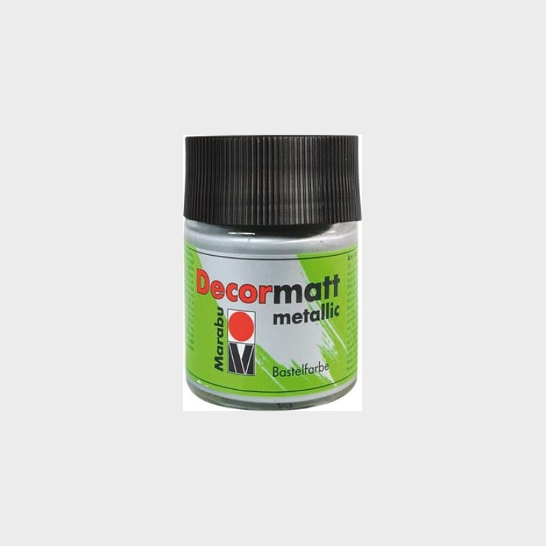 Decormatt Acryl - 50 Ml - Metallic Slv - Marabu